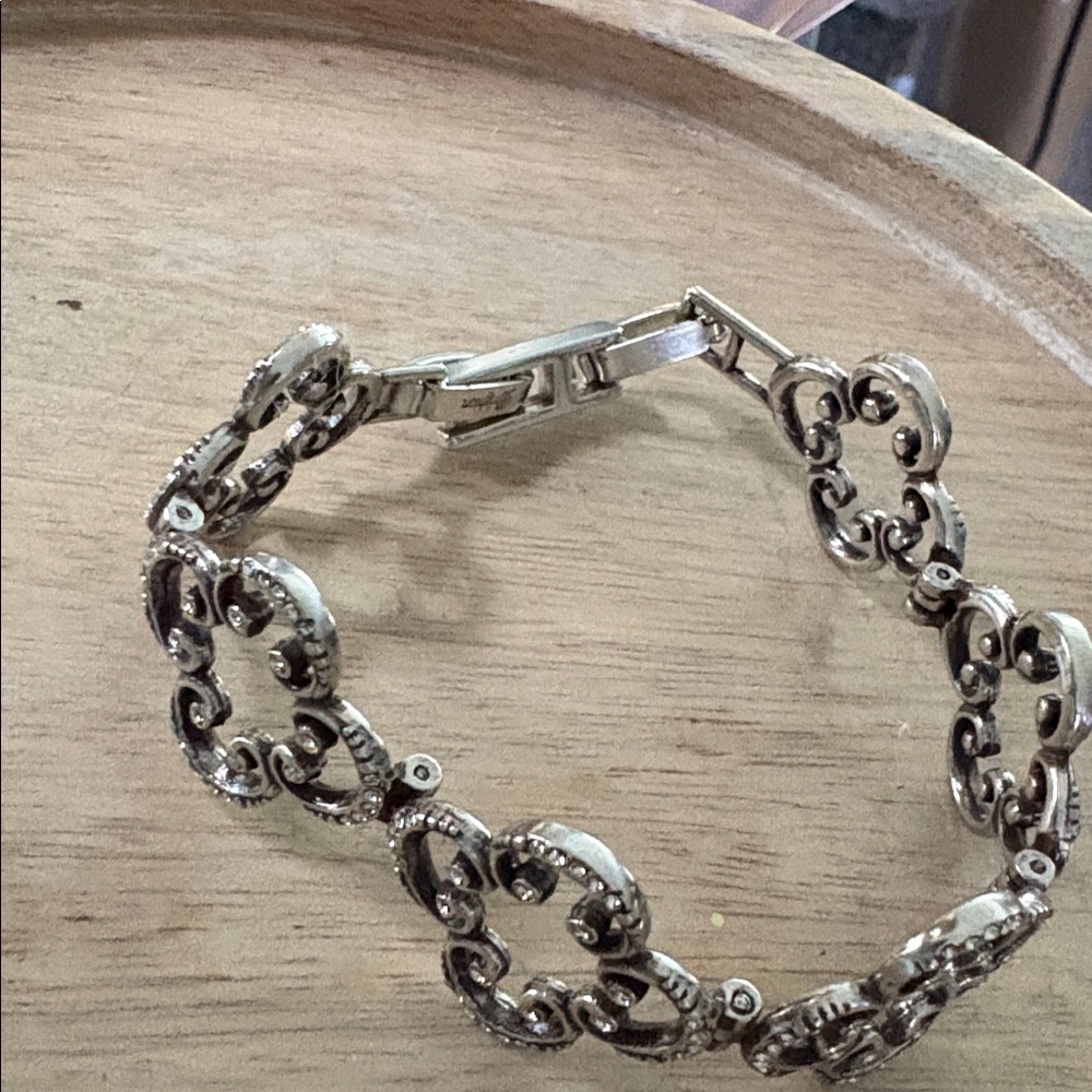Brighton Crystal Breeze Bracelet Silver Tone